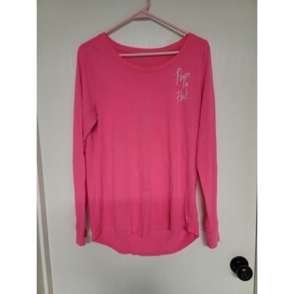 Under Armour Tops - womens pink breast cancer awareness ribbon shirt - has spots - no size tag